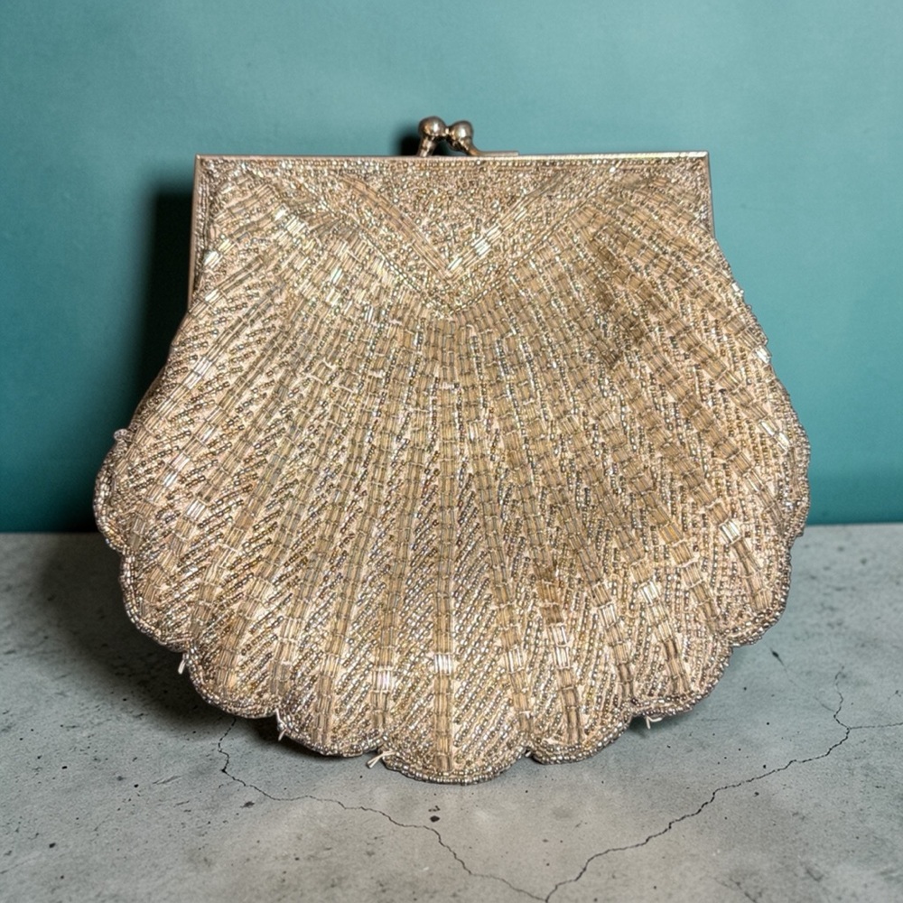 Elegant Silver Clutch Bag